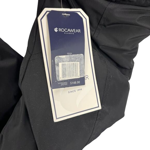 NWT $148 ROCA WEAR CLASSIC Women's HOODED PARKA Faux Fur Trim Black PLUS SIZE 3X - Picture 8 of 8